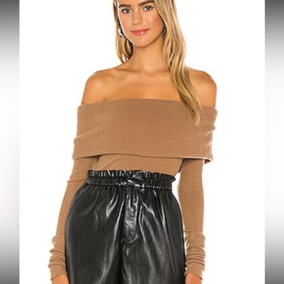 We the Free Vintage Bronze Snowbunny Off the Shoulder Long Sleeve Tee - Picture 3 of 15